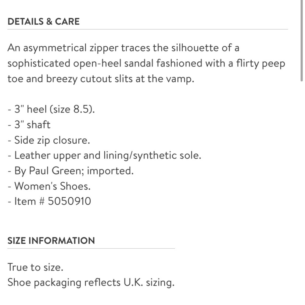 Paul green willow peep toe bootie - Picture 2 of 4